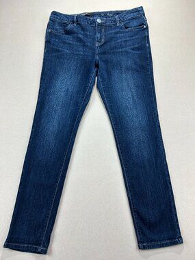 Simply Vera Vera Wang Jeans Womens Size 10 P Blue Denim Mid Rise Skinny Stretch
